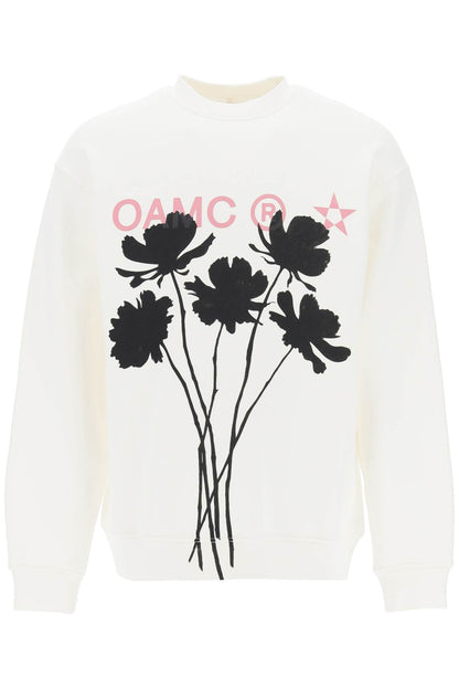 Whiff Sweatshirt With Graphic Print  - White