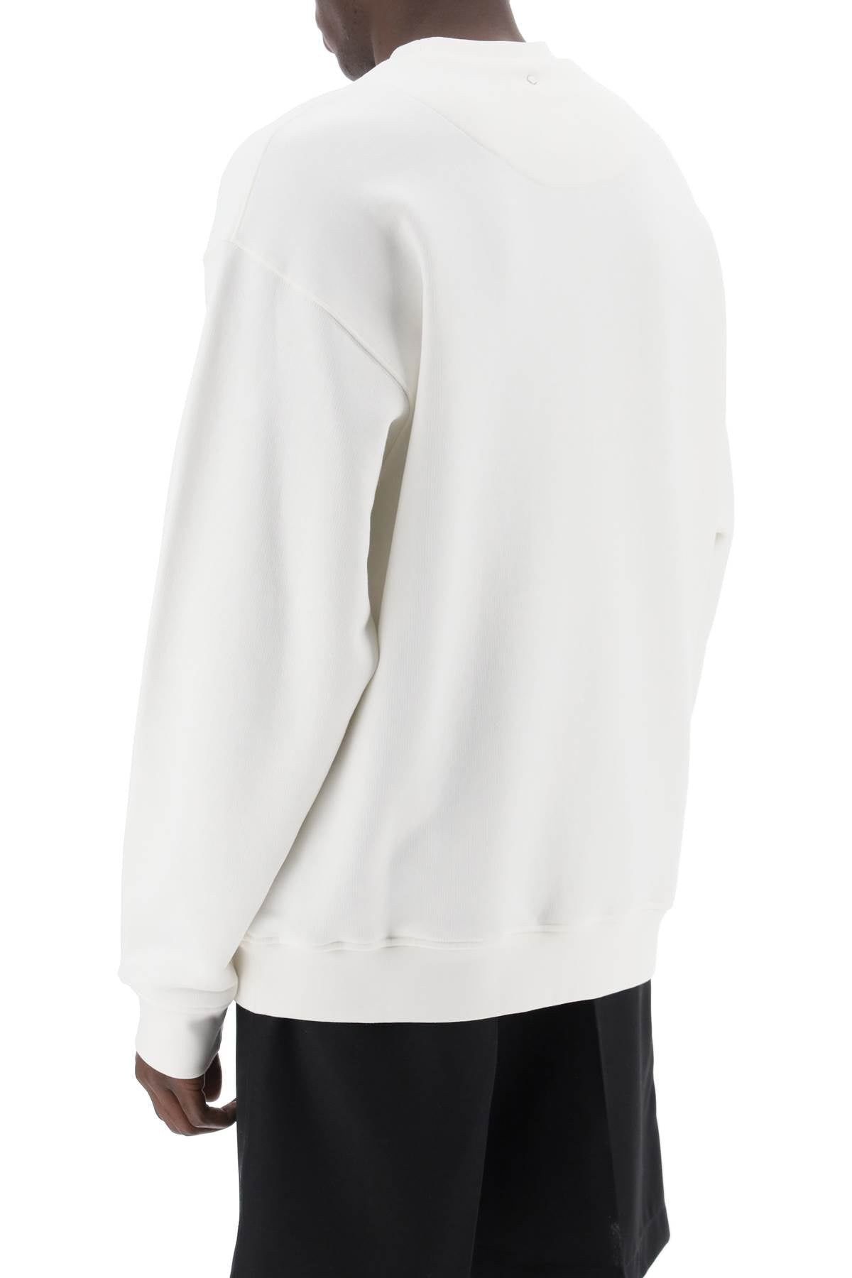 Whiff Sweatshirt With Graphic Print  - White