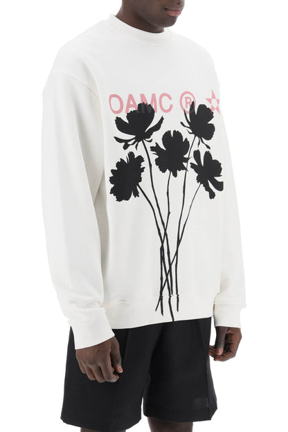 Whiff Sweatshirt With Graphic Print  - White