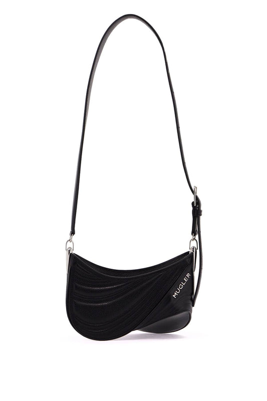 Small Spiral Curve 01 Bag  - Black