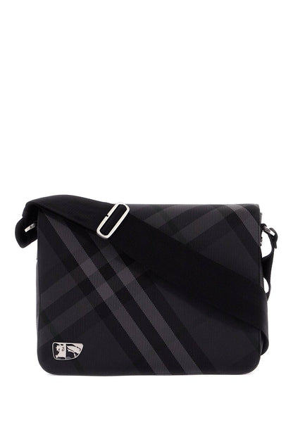 Zenith Leather Shoulder Bag With 9  - Black