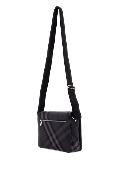 Zenith Leather Shoulder Bag With 9  - Black