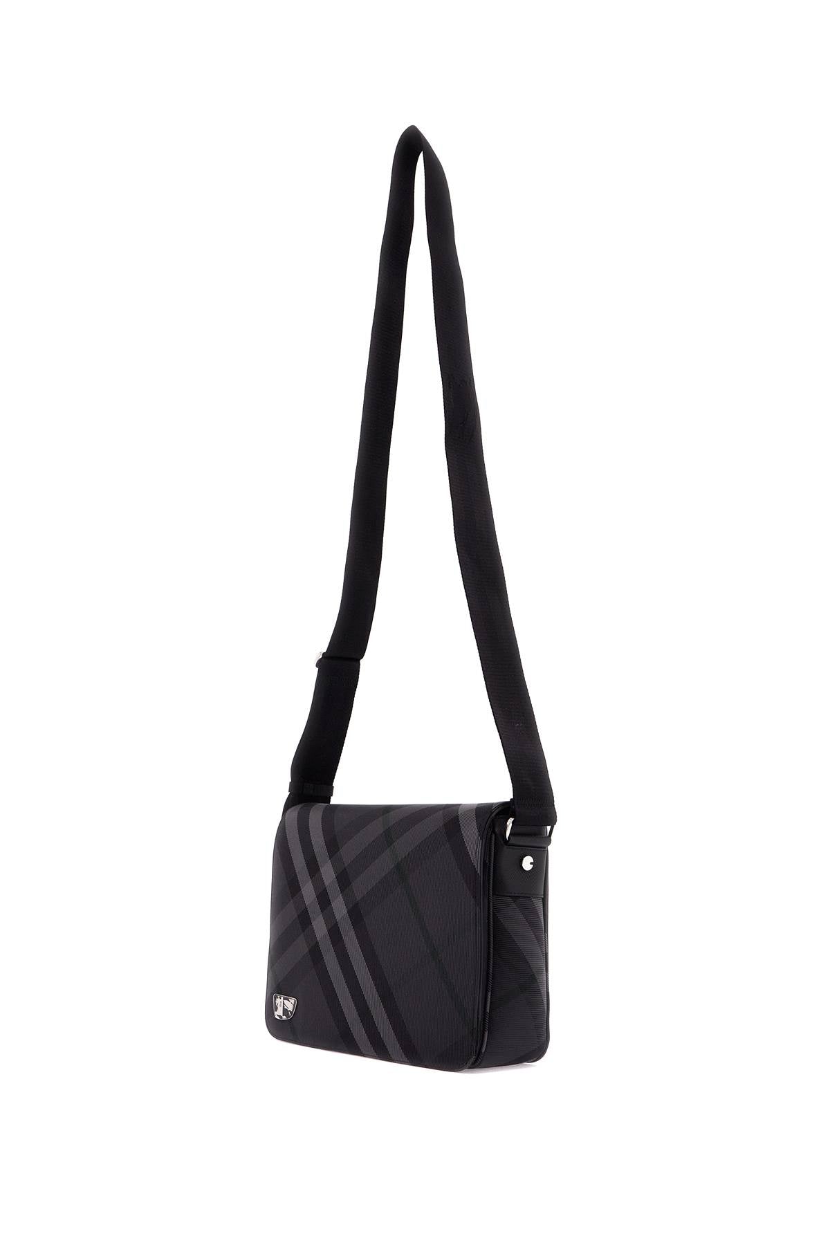 Zenith Leather Shoulder Bag With 9  - Black