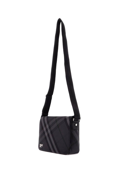 Zenith Leather Shoulder Bag With 9  - Black