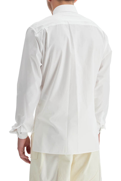 Poplin Shirt For Men  - White