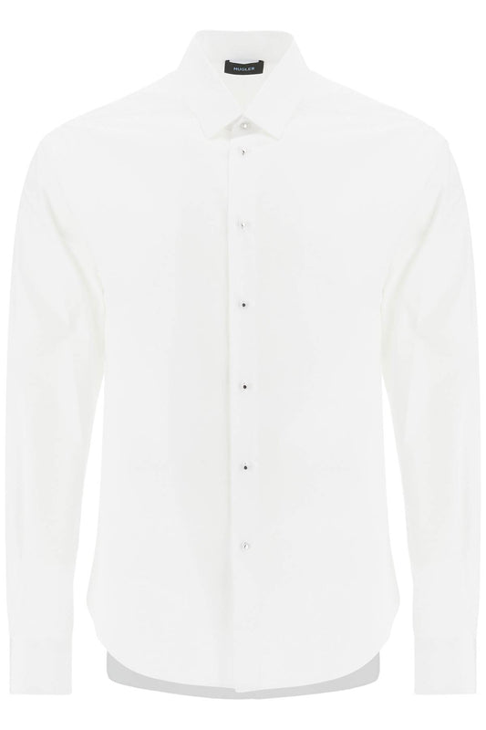 Poplin Shirt For Men  - White