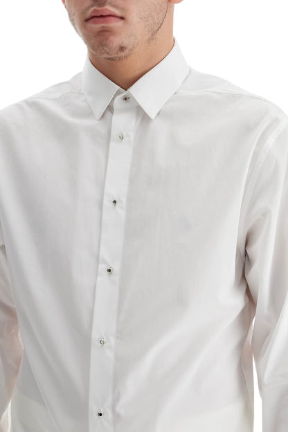 Poplin Shirt For Men  - White