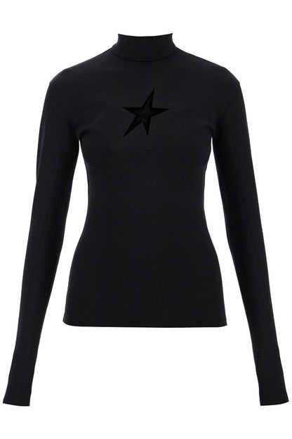 Long-sleeved Star Top For  - Black