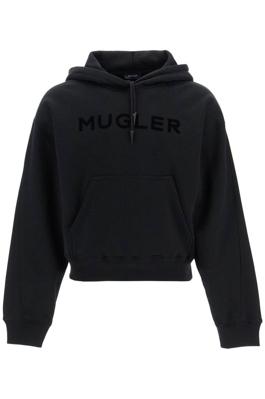 Fleece Sweatshirt With  - Black