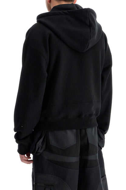 Fleece Sweatshirt With  - Black