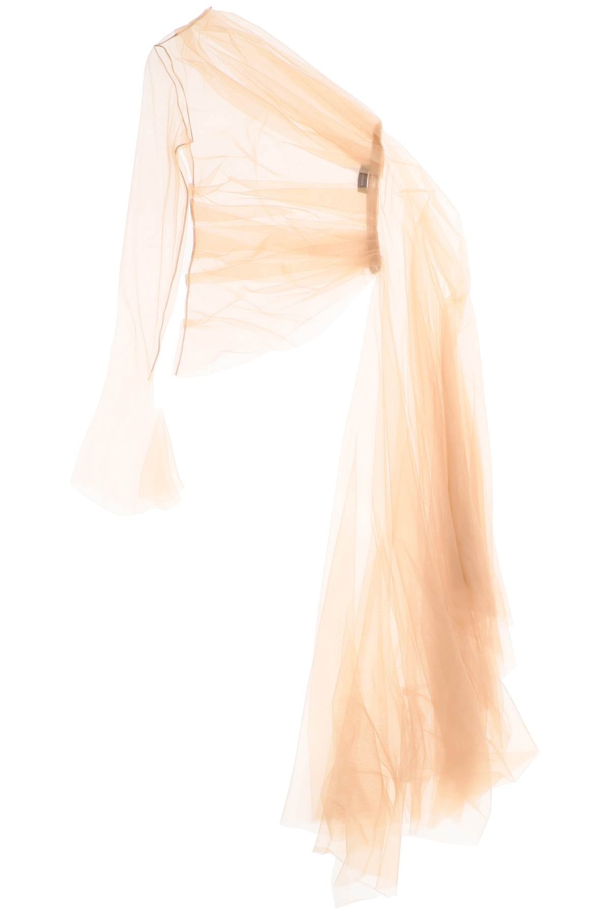 One-shoulder Tulle  - Neutro