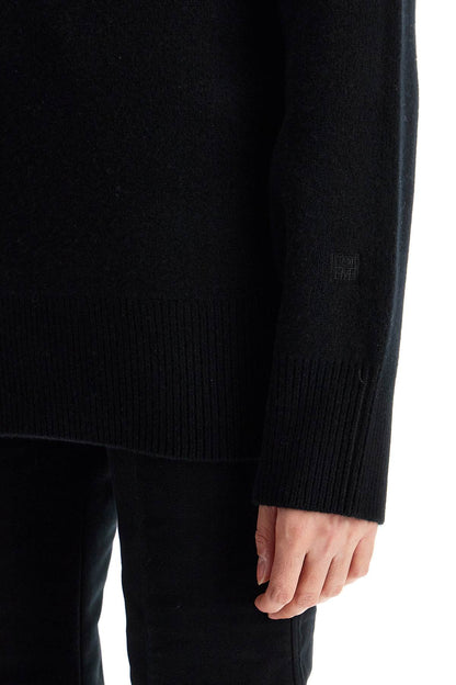 Black Rws Wool And Cashmere Turtleneck Sweater  - Black