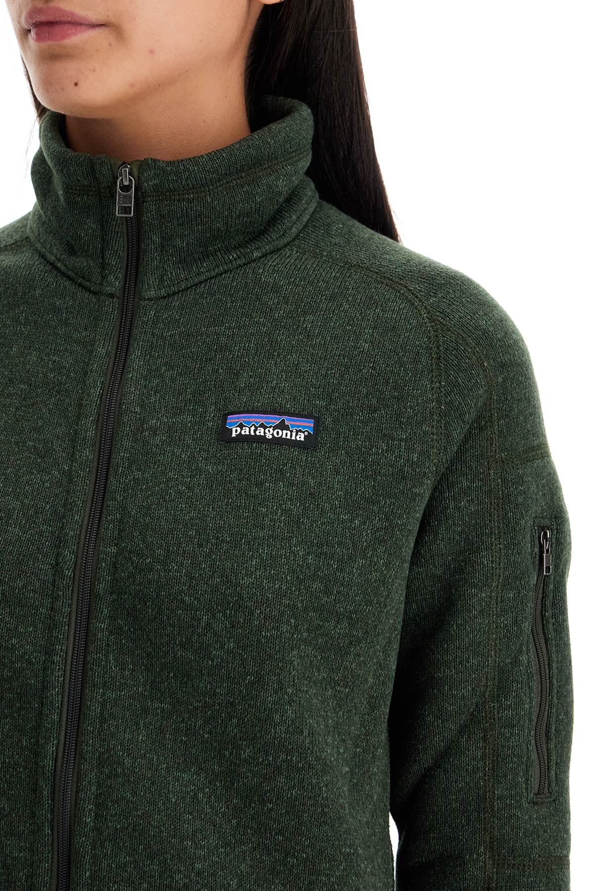 Women's Better Sweater Jacket With Zipper  - Verde