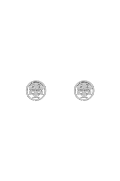 Miller Stud Earrings With Studded  - Silver