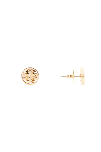 Miller Button Earrings In Italian Style  - Gold