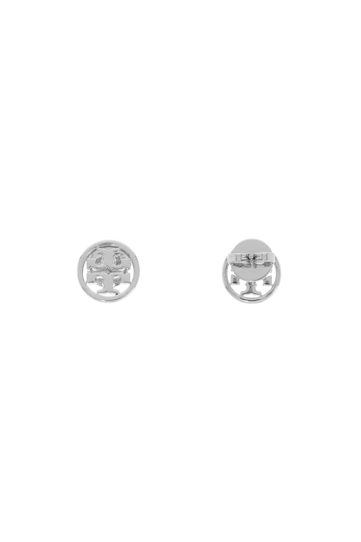 Miller Stud Earrings With Studded  - Silver