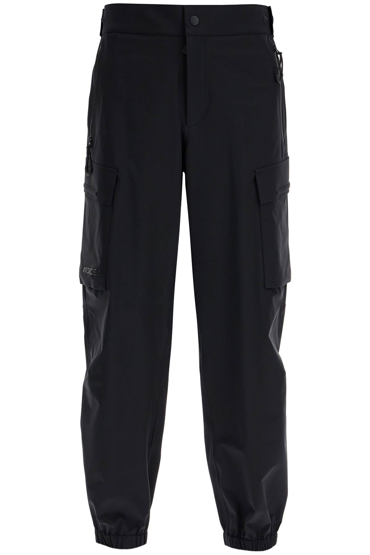 Hardshell Cargo Pants For Rugged  - Black