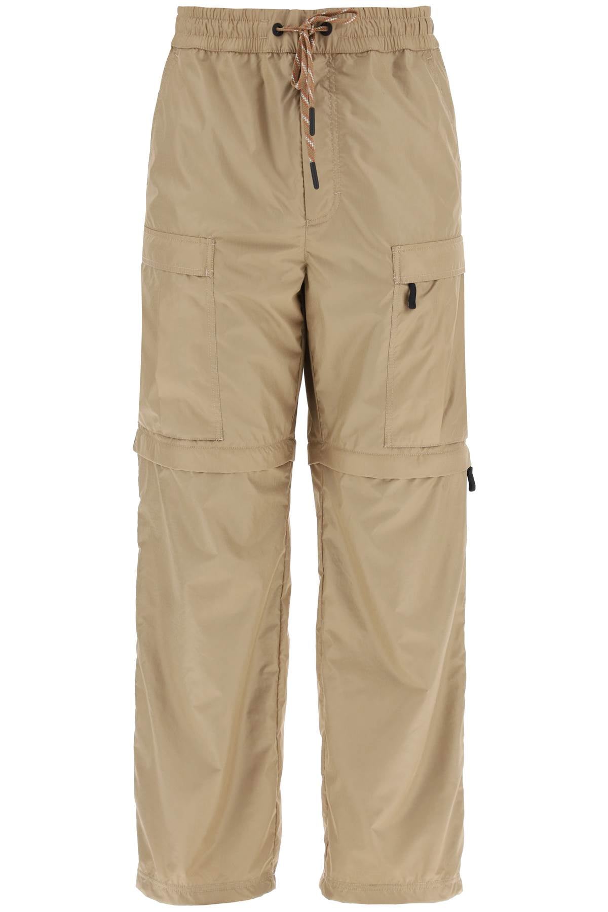 Convertible Ripstop Pants In Italian  - Beige