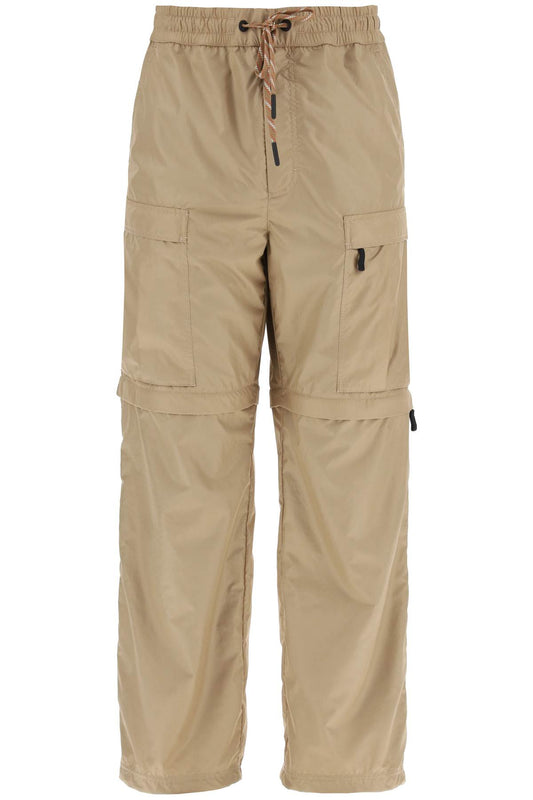 Convertible Ripstop Pants In Italian  - Beige