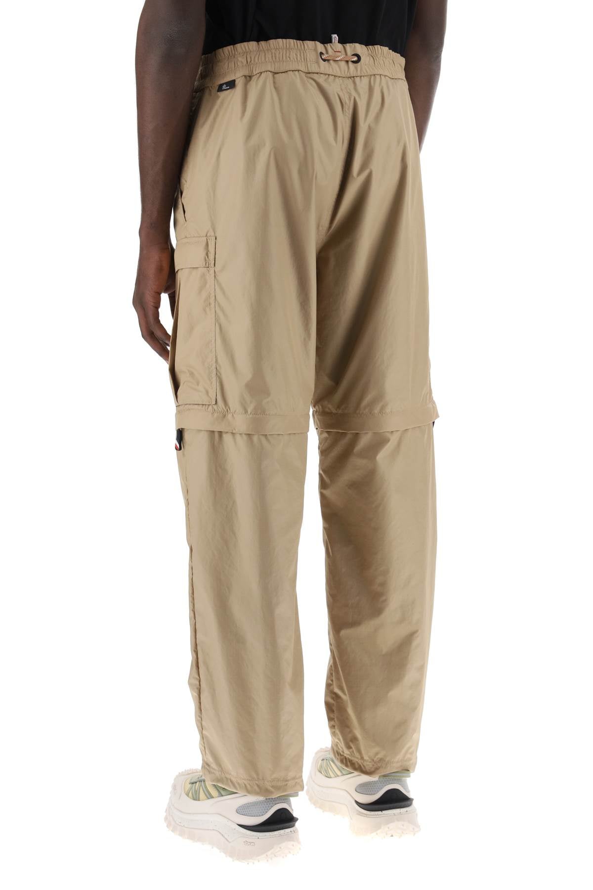 Convertible Ripstop Pants In Italian  - Beige