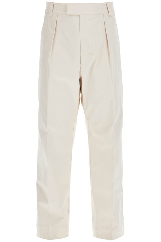 Cotton Drill Pants In Eight Words  - Beige