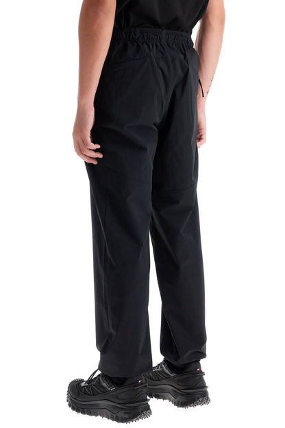 Nylon Stretch Joggers For  - Black