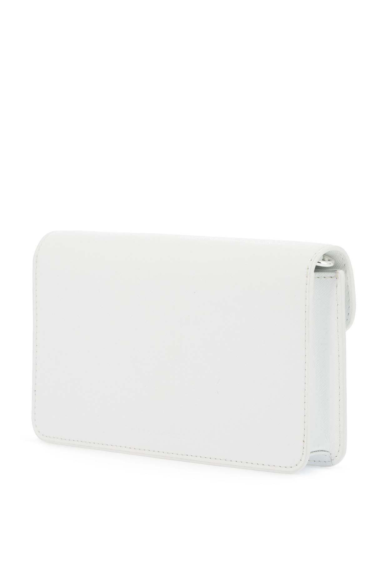 Mini Crossbody Chain Wallet Bag  - White