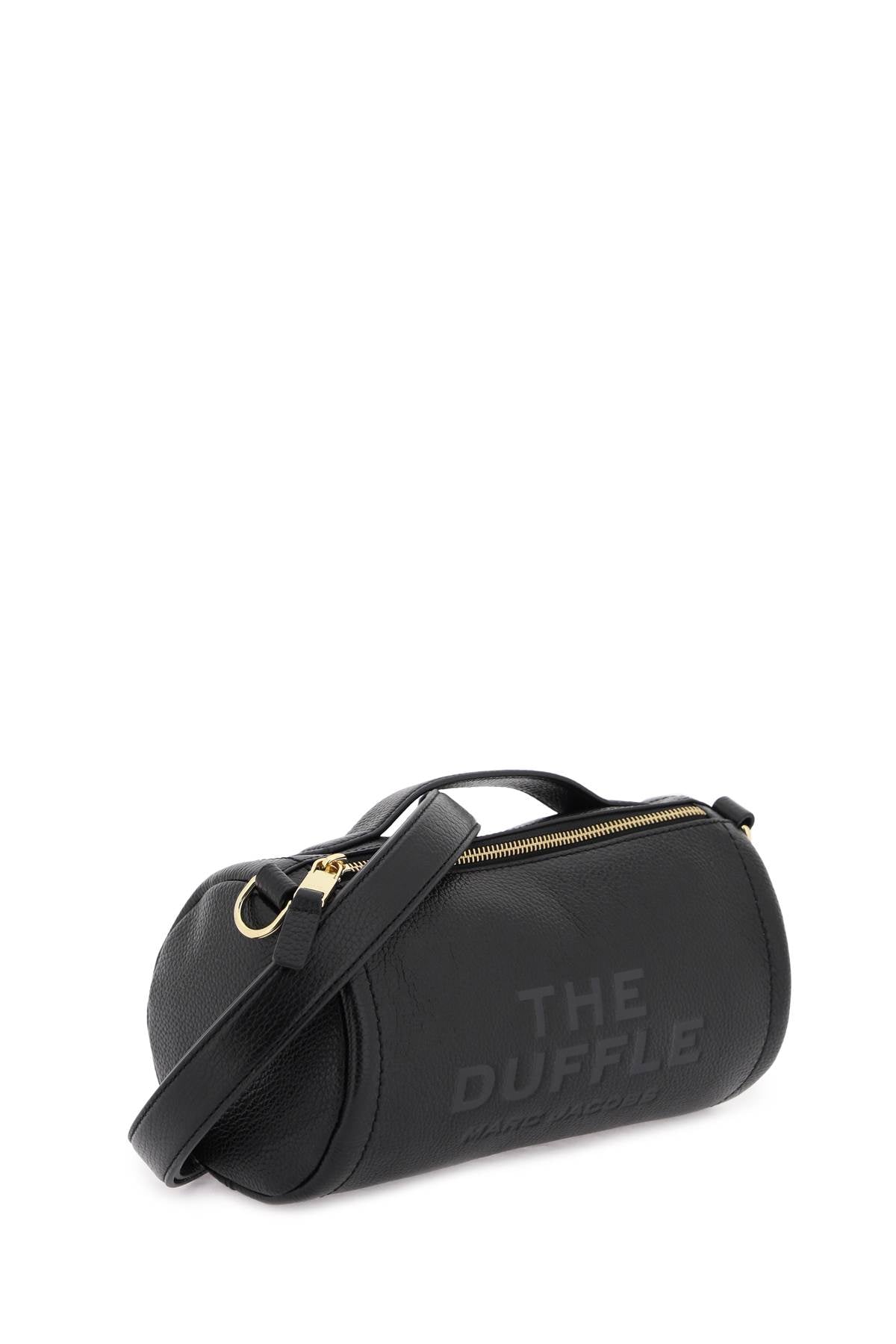 The Leather Duffle Bag  - Black