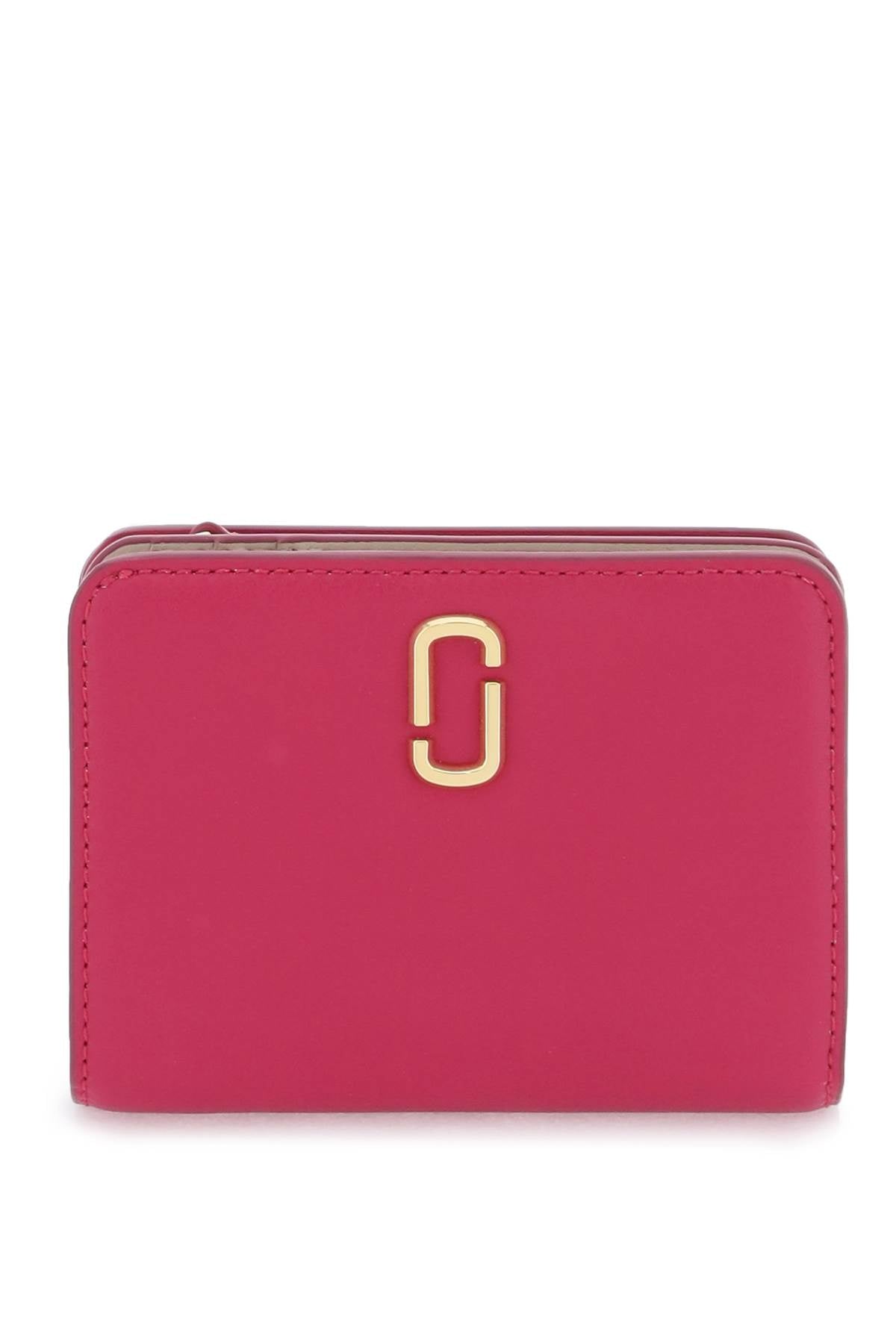 The J Marc Mini Compact Wallet  - Fuchsia