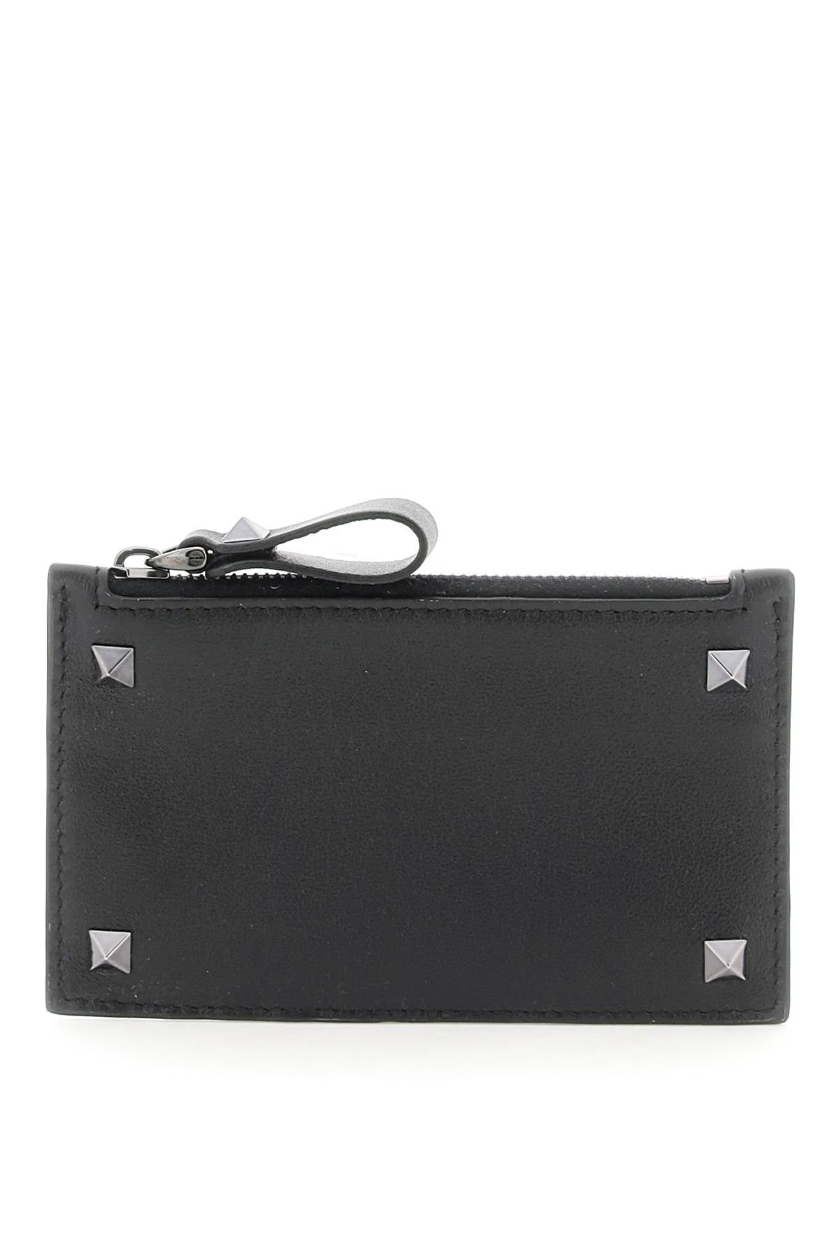 Rockstud Card Holder  - Black