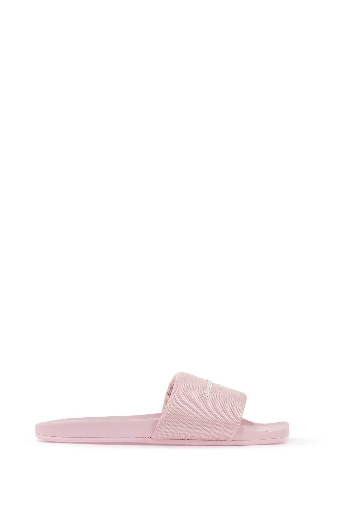 Slides With Branded Strap  - Pink