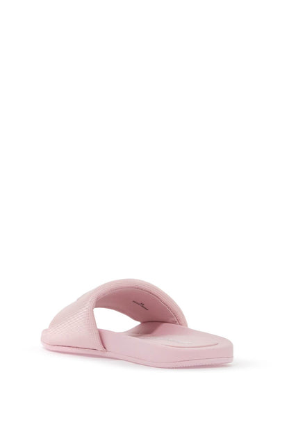 Slides With Branded Strap  - Pink