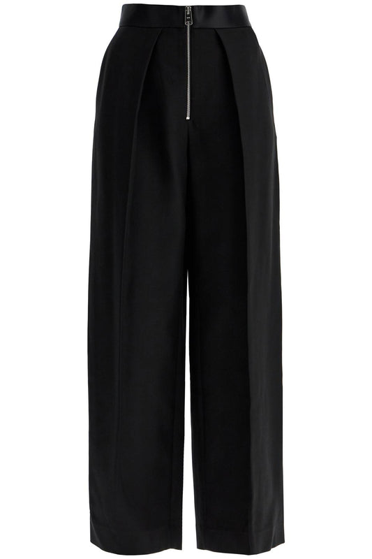 Marine Pleated Pants With  - Black