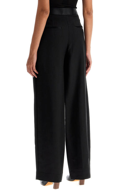 Marine Pleated Pants With  - Black