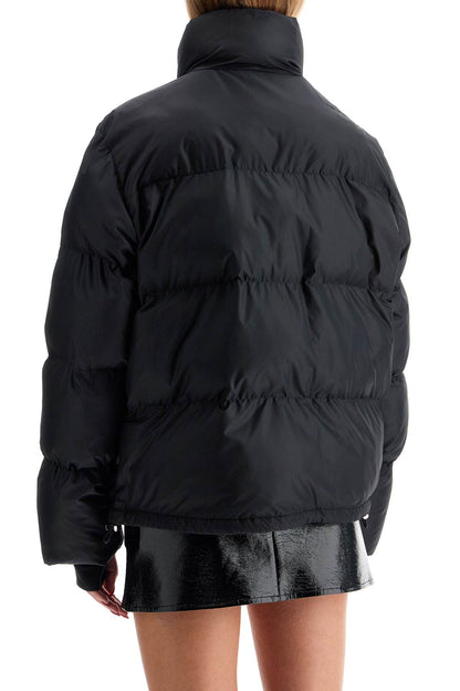 Padded Technical Canvas Jacket  - Black