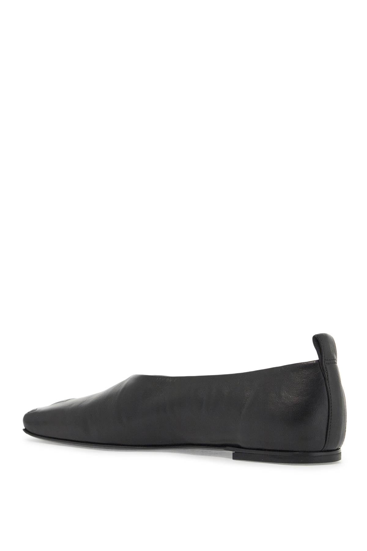 Ist Leather Ballet Flats  - Black