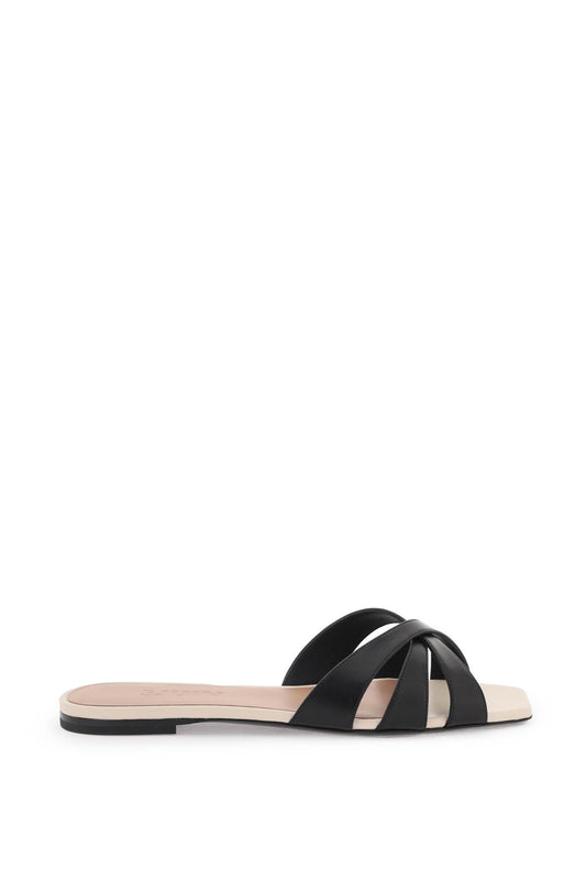 "nerea Cross-strap Slide  - Black