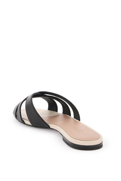 "nerea Cross-strap Slide  - Black