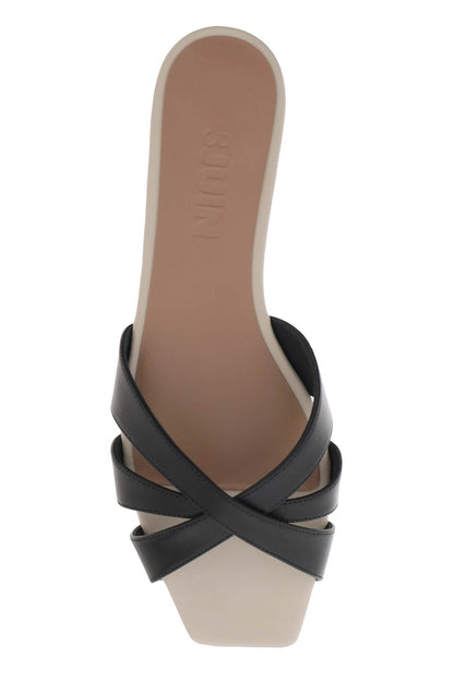 "nerea Cross-strap Slide  - Black