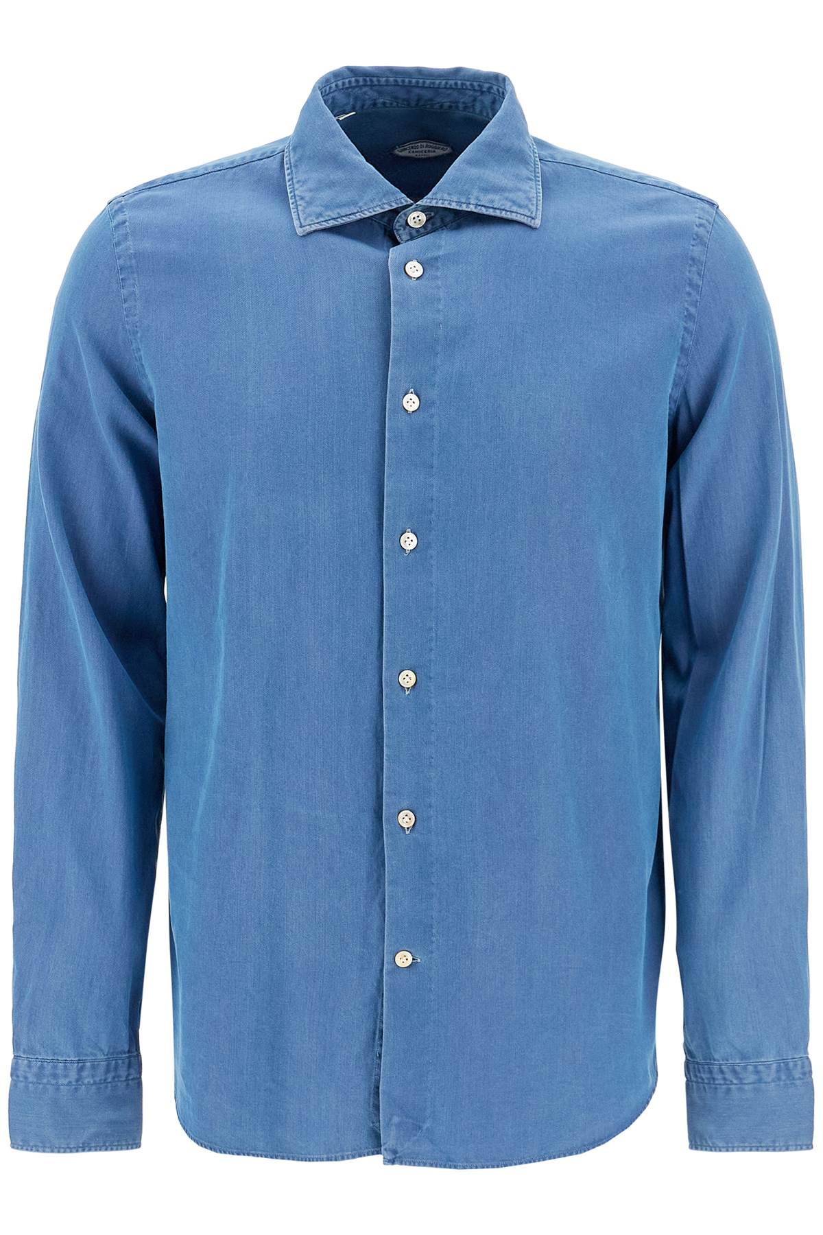 Denim Effect Shirt  - Blue