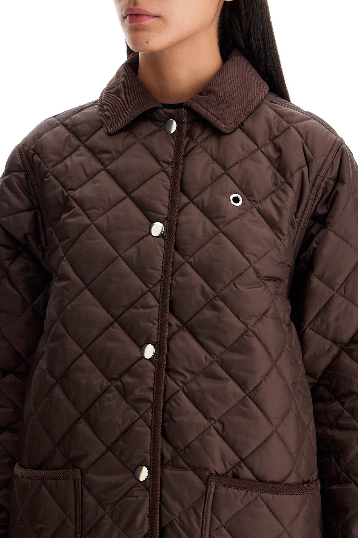 Aiden Quilted  - Brown