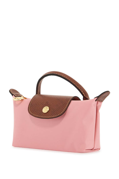 Pochette Le Pliage Original Poliammide Marshmallow Compatta Con Dettagli In Pelle  - Neutro