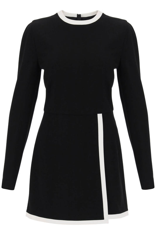 Playsuit With Contrasting Detailing  - Nero