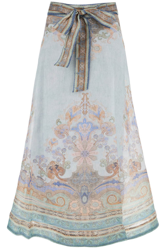 Long Eden Maxi Sk  - Light Blue