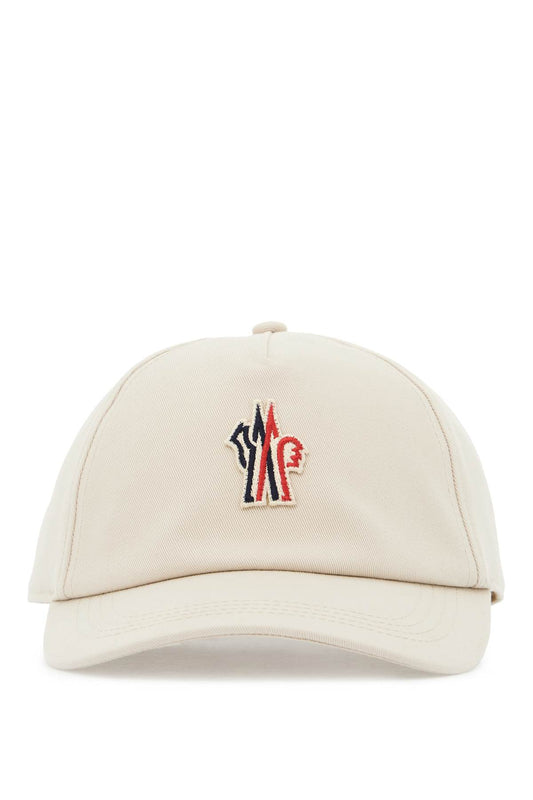 Baseball Cap With Logo Patch  - Beige