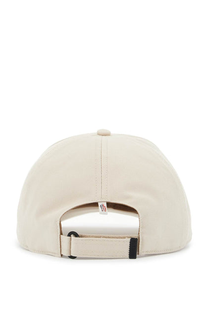 Baseball Cap With Logo Patch  - Beige