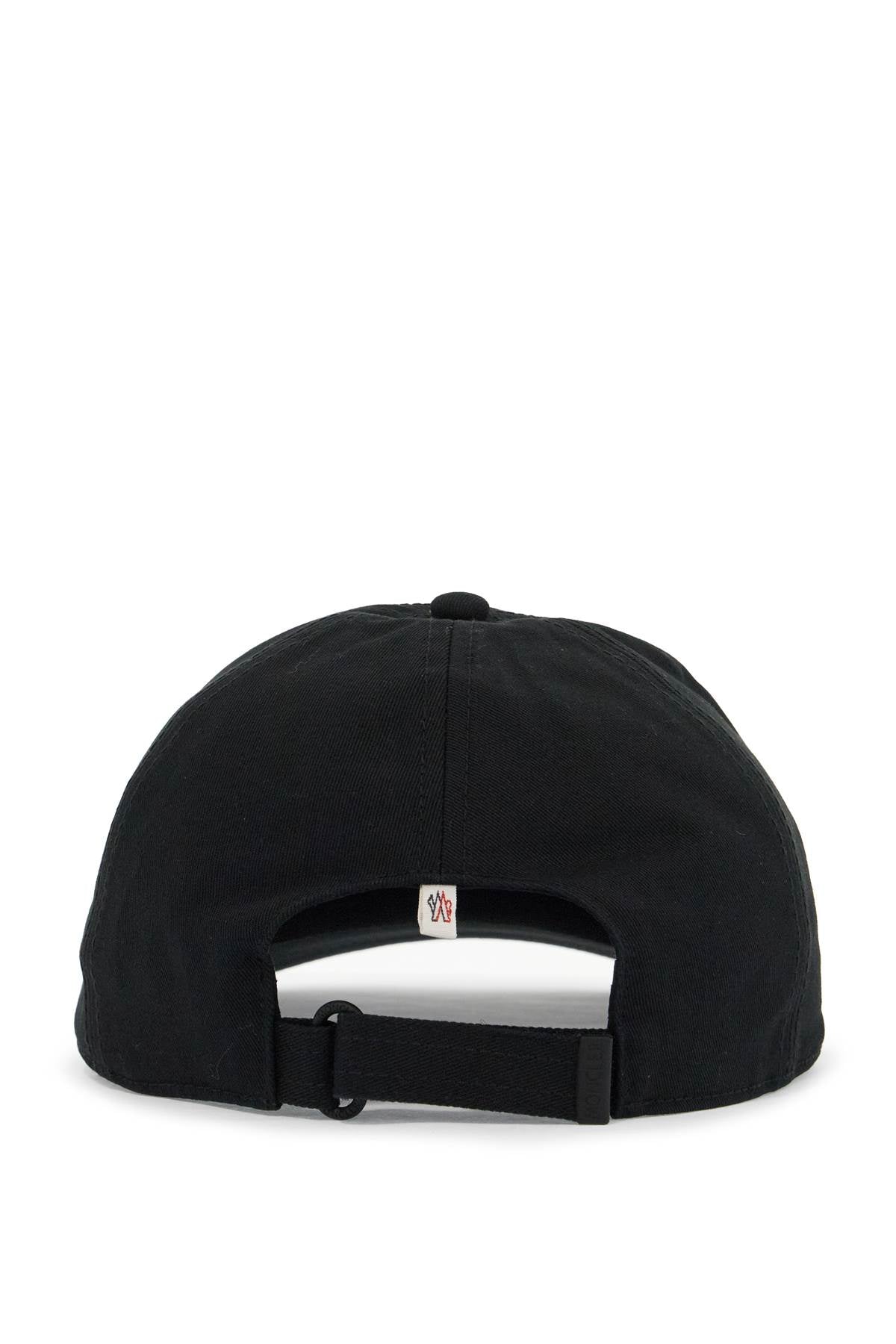 Baseball Cap With Logo Patch  - Black