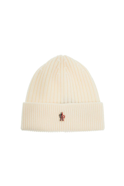 Virgin Wool Beanie Hat In Eight  - Neutro