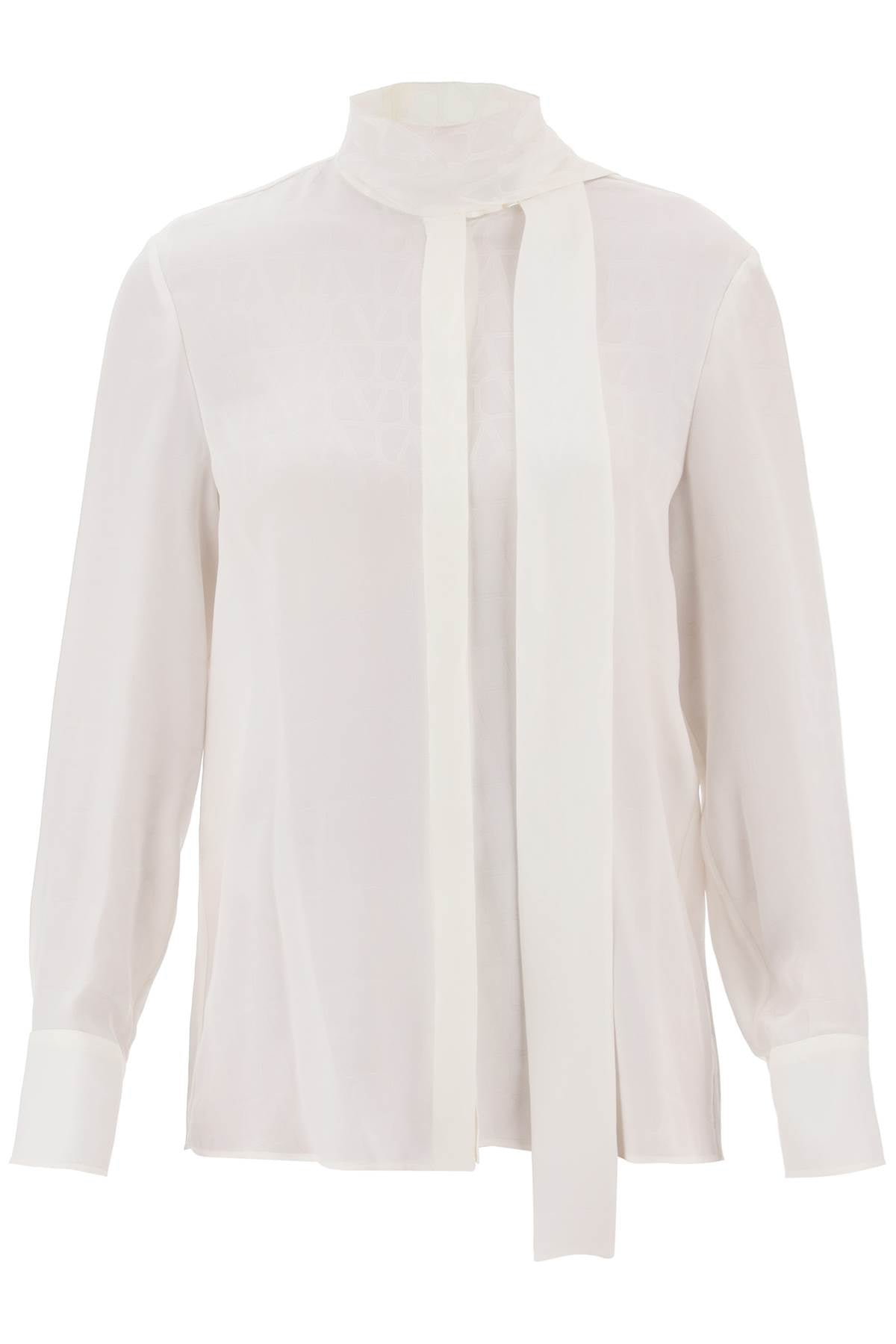 Toile Iconographe Shirt In Silk Jacquard  - White