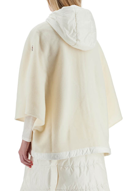 Woolen Cloth Cape For Protection  - White